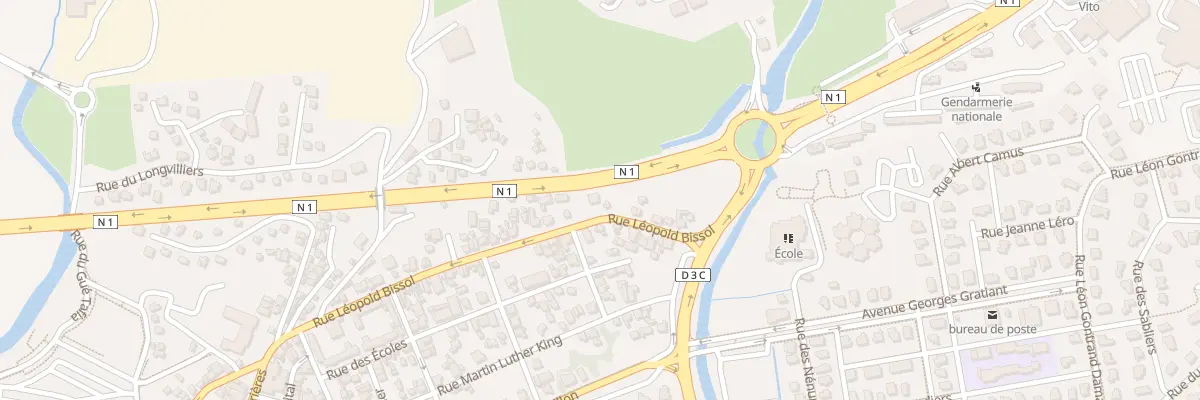 Plan du 71 Rue Leopold Bissol au Lamentin