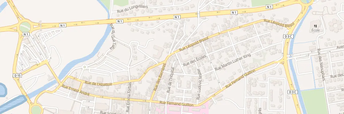 Plan du 6 Rue Leopold Bissol au Lamentin