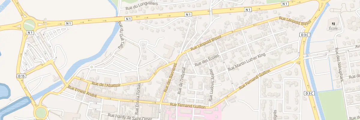 Plan du 2 Rue Leopold Bissol au Lamentin