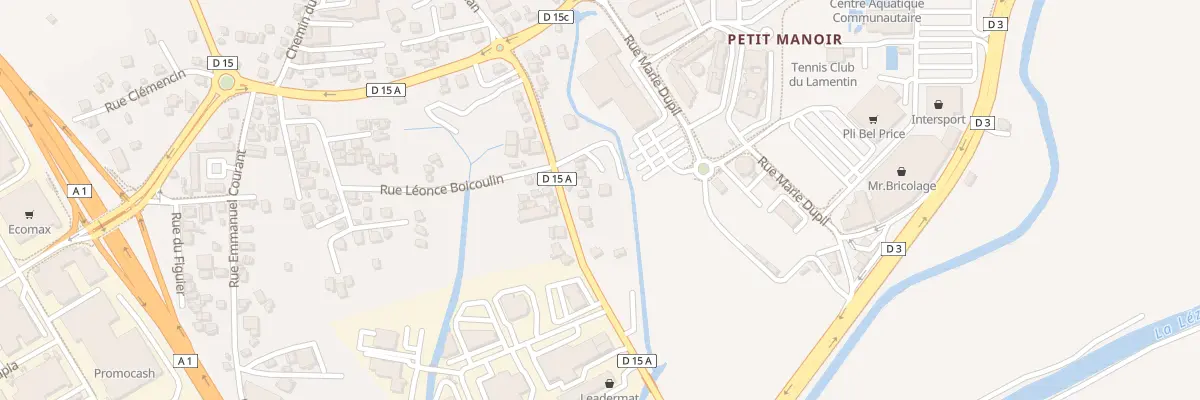 Plan du 17 Rue du Trou au Chat au Lamentin
