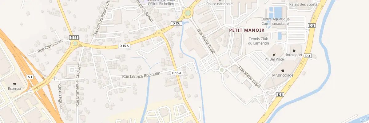 Plan du 13 Rue du Trou au Chat au Lamentin