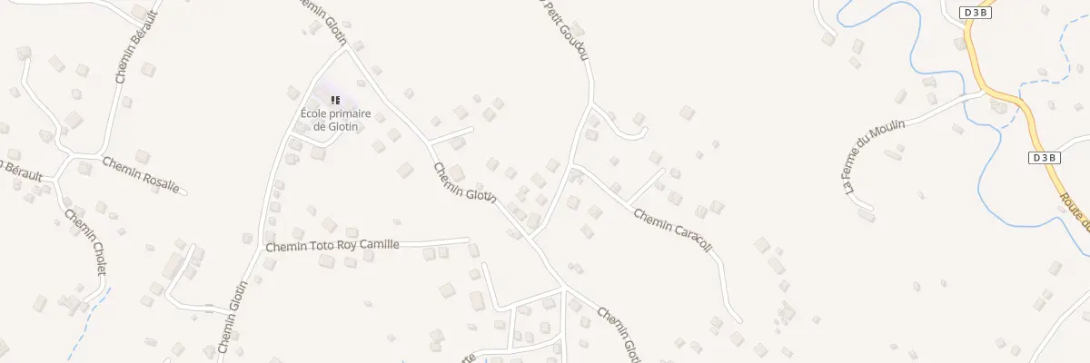 Plan du 5460F Glotin à Gros-Morne