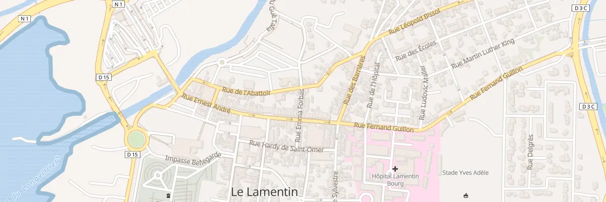Plan du 22 Rue Emma Forbas au Lamentin
