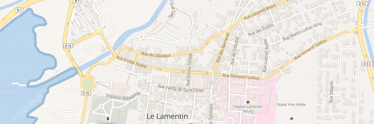 Plan du 21 Rue Emma Forbas au Lamentin