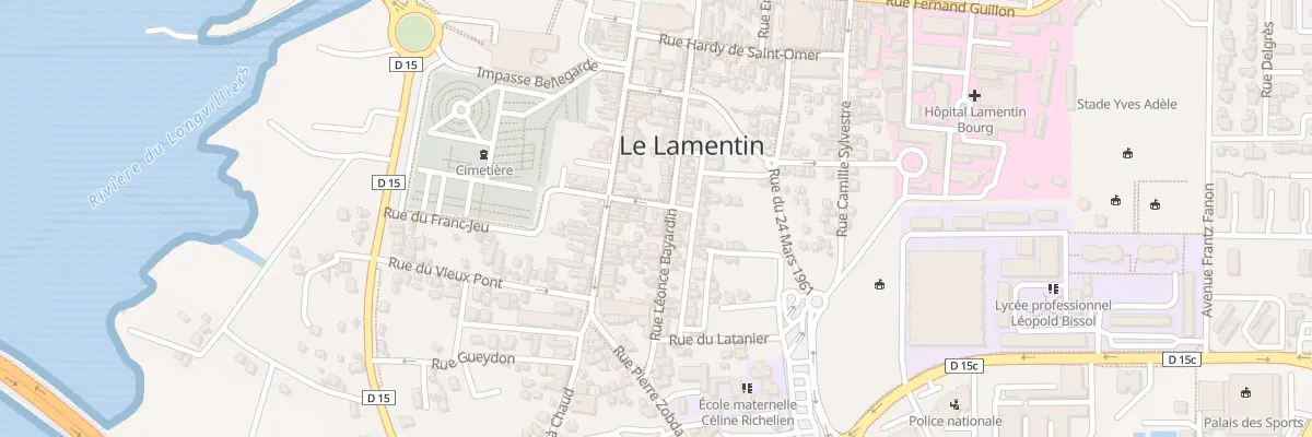 Plan du 5276 Rue de la Paix au Lamentin