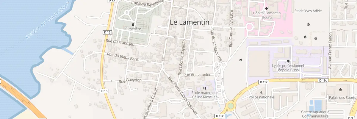 Plan du 28 Rue de la Paix au Lamentin