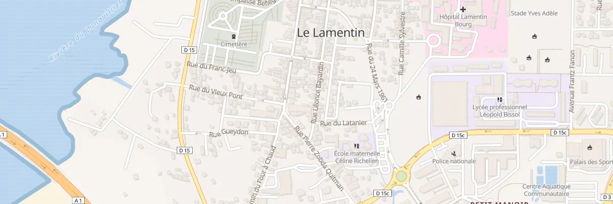 Plan du 30 Rue de la Paix au Lamentin