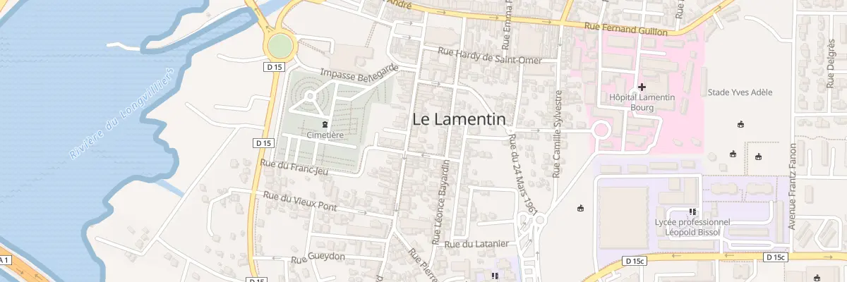 Plan du 33B Rue Schoelcher au Lamentin
