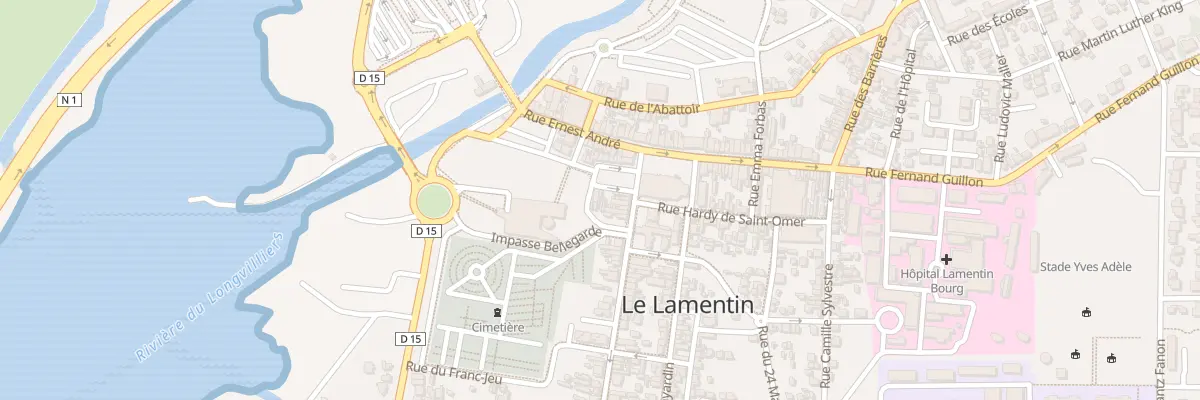 Plan du 22 Pl Emile Berlan au Lamentin