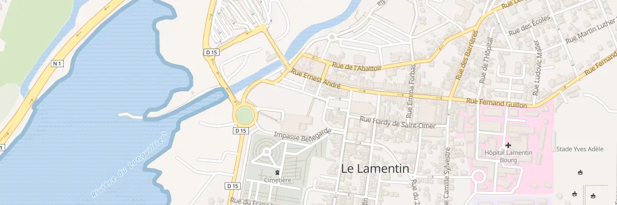 Plan du 14 Rue Arthur Cayol au Lamentin