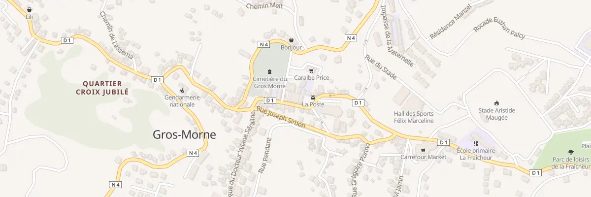 Plan du 5537B Rue Jules Ferry (Rd1) à Gros-Morne
