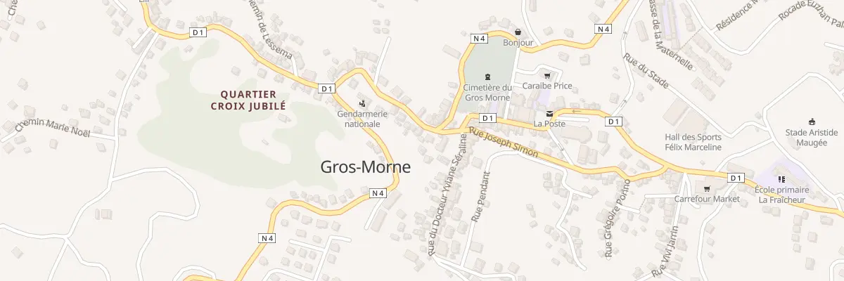 Plan du 5135 Rte Nationale 4 Bourg Ouest à Gros-Morne