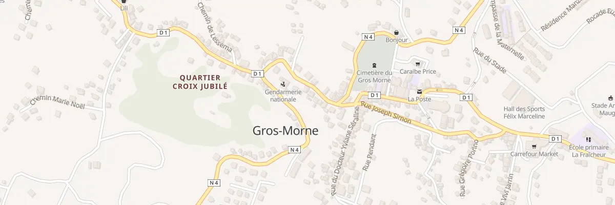 Plan du 5375 Rte Nationale 4 Bourg Ouest à Gros-Morne