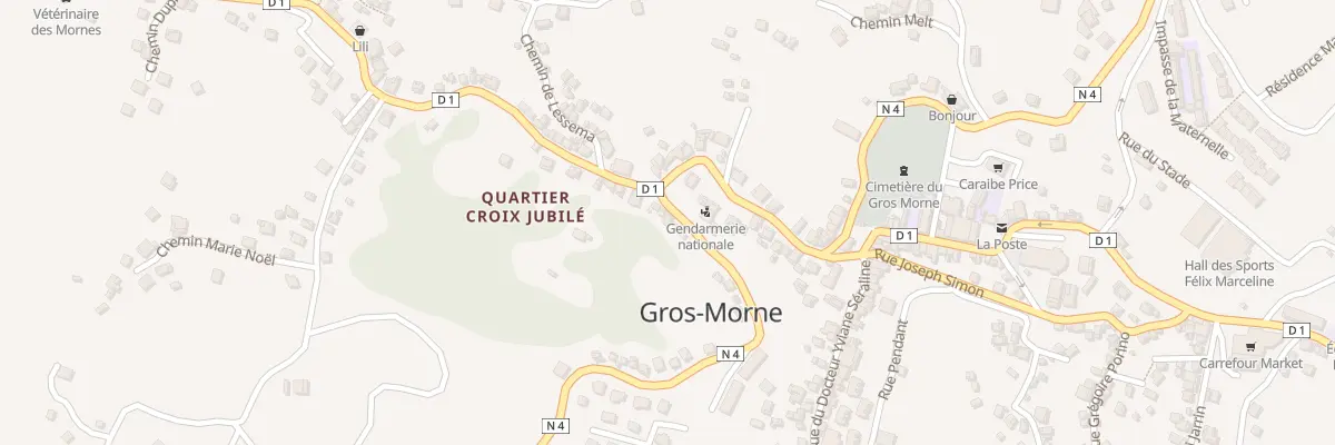 Plan du 5292 Le Bourg Ouest à Gros-Morne