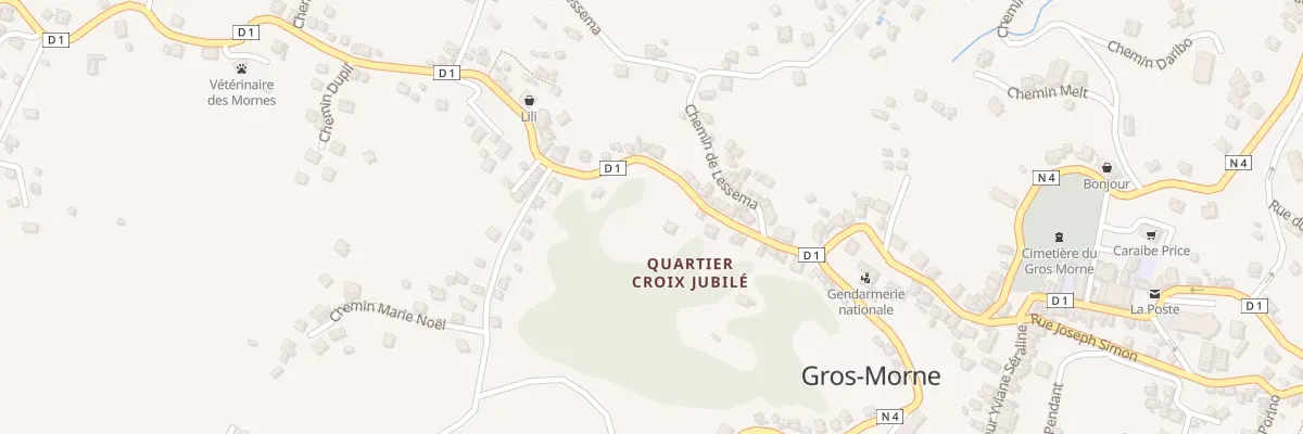 Plan du 5278 Rte de la Croix Jubile (Rd1) à Gros-Morne