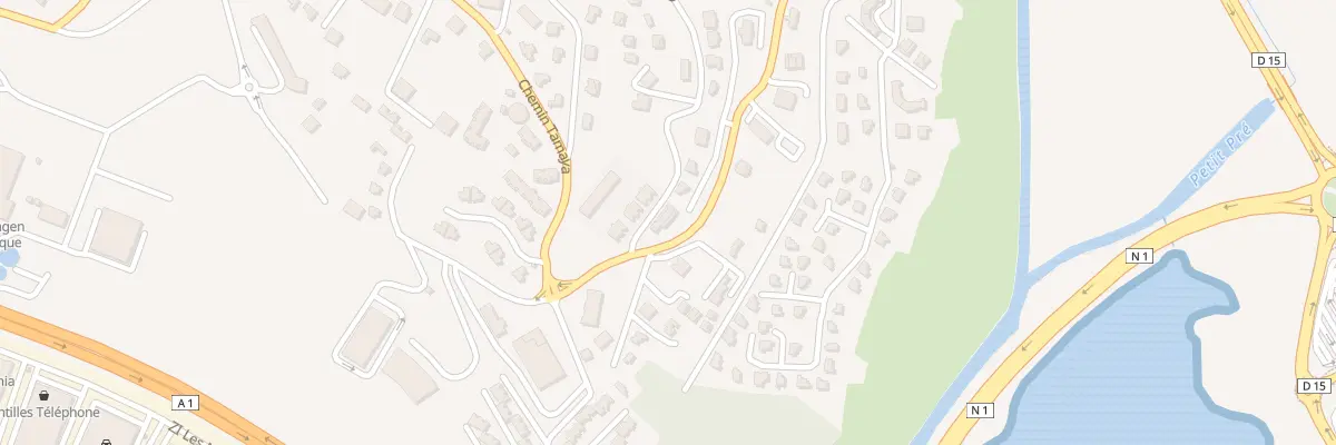 Plan du 5644F Vieux Chemin de Californie au Lamentin
