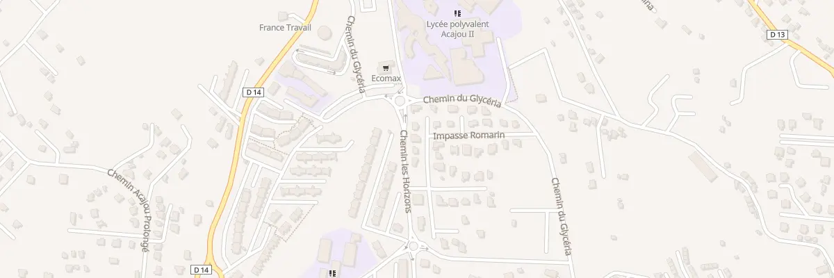 Plan du 83 Chem des Flamboyants au Lamentin