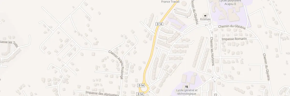 Plan du 6458F Acajou au Lamentin