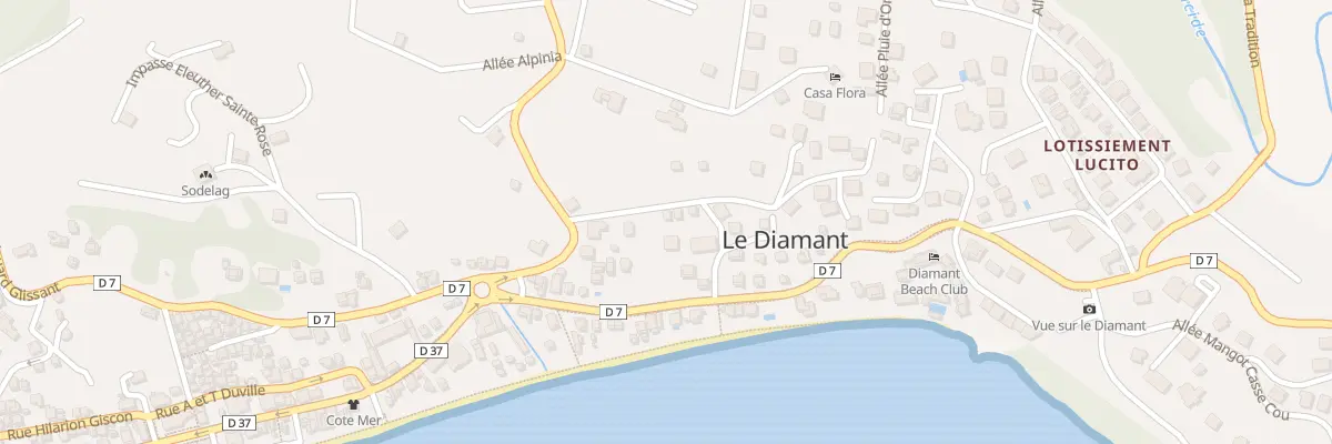 Plan du 5256 Habitation Jacqua au Diamant