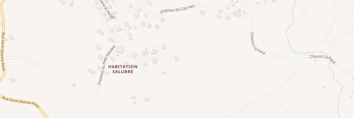 Plan du 433 Vc de Salubre à Saint-Joseph