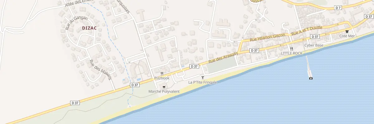 Plan du 22 Rue des Arawaks au Diamant