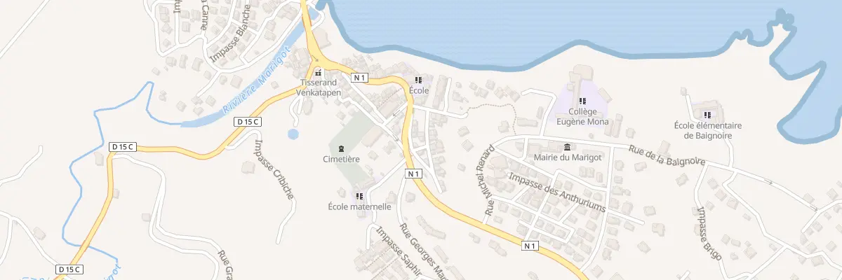 Plan du 11 Rue Fonds d’Or au Marigot