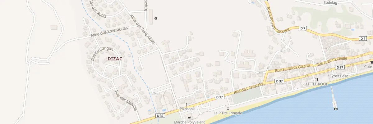Plan du 5436F Rue des Mandarines au Diamant