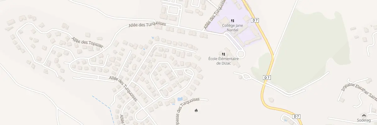 Plan du 5444F All de l’Azur au Diamant