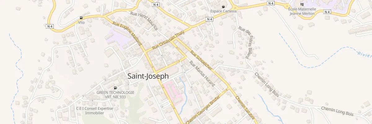 Plan du 5122 Rue Marius Hurard à Saint-Joseph