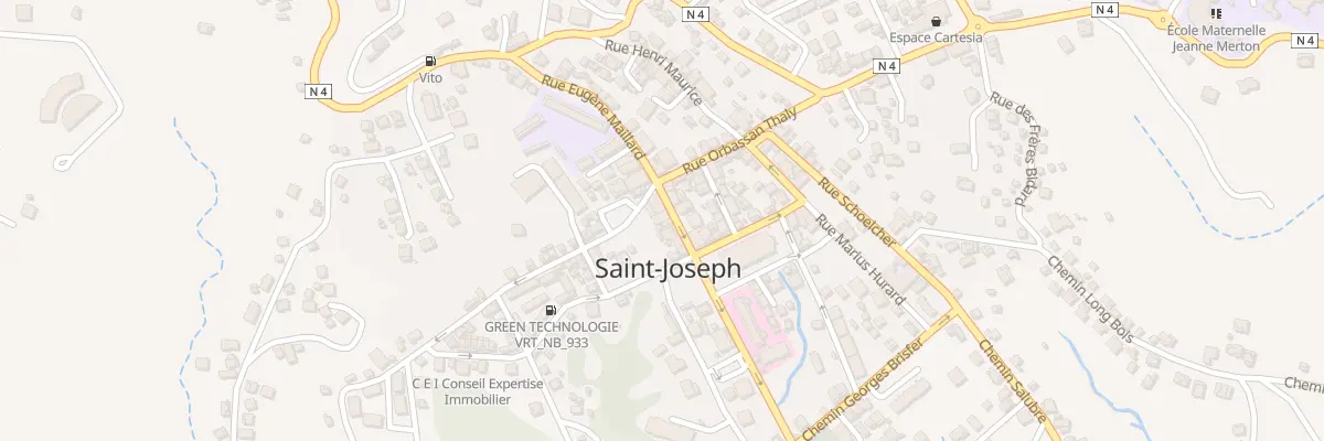Plan du 22 Rue Eugène Maillard à Saint-Joseph