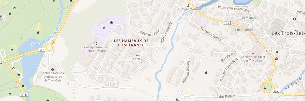 Plan du 1816F Habitation Desgrottes aux Trois-Îlets