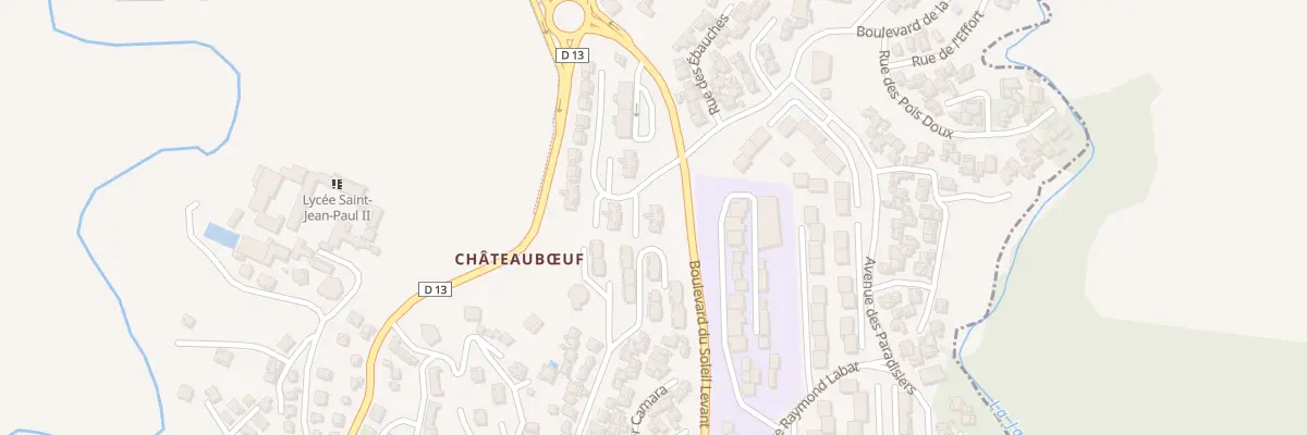 Plan du 1387F Boulevard du Soleil Levant à Fort-de-France