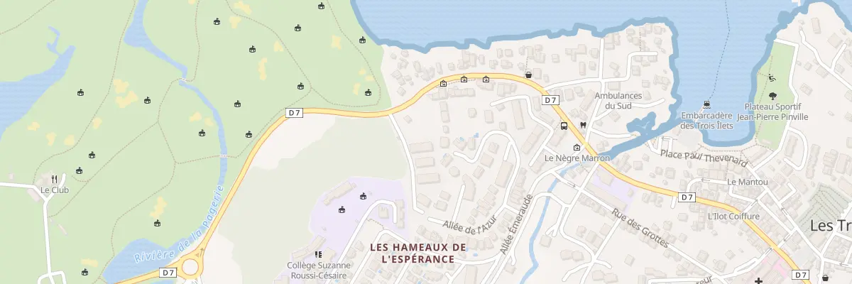 Plan du 87 Av de l’Imperatrice Josephine aux Trois-Îlets