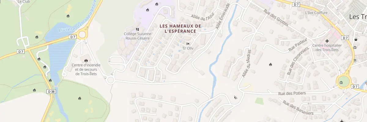 Plan du 1819 Allée des Caramboliers aux Trois-Îlets
