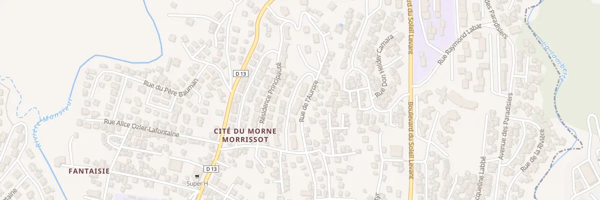 Plan du 5477F Res Principaute à Fort-de-France