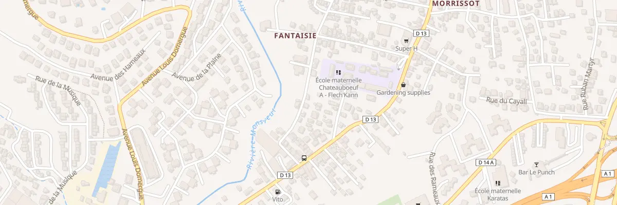 Plan du 26 Rue Fabre Adélaïde Damaze à Fort-de-France