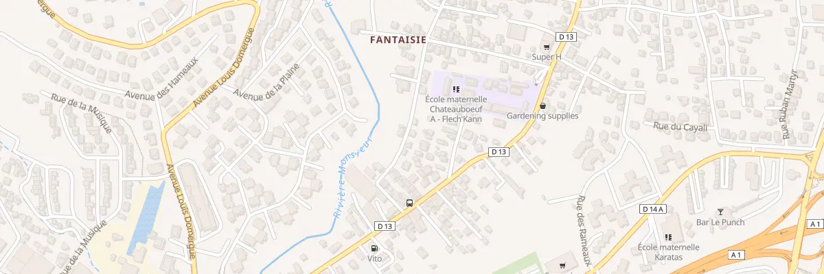 Plan du 22 Rue Fabre Adélaïde Damaze à Fort-de-France