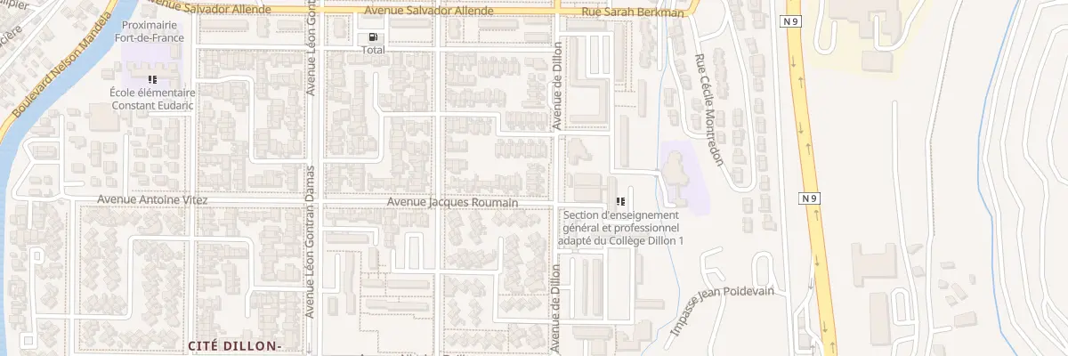 Plan du 5629 Av de Dillon à Fort-de-France