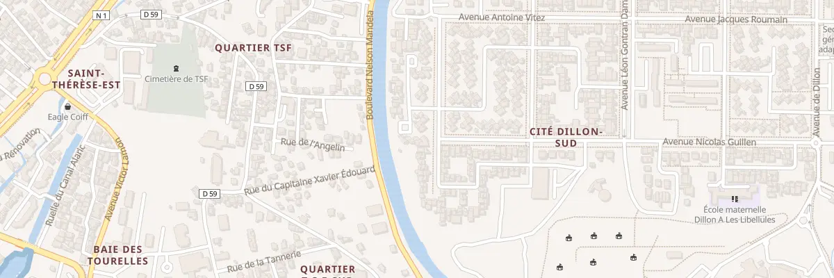 Plan du 217 Av Jean Marie Serrault à Fort-de-France