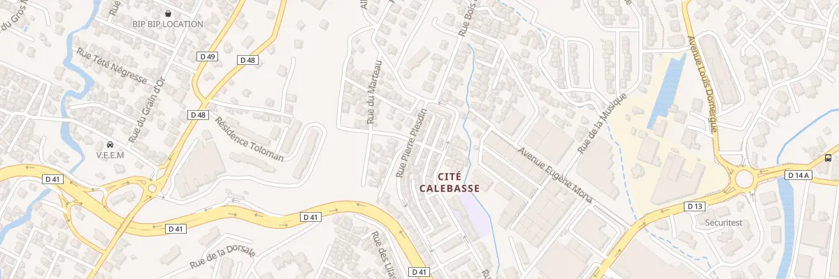 Plan du 55 Rue Devard Ambroisine à Fort-de-France