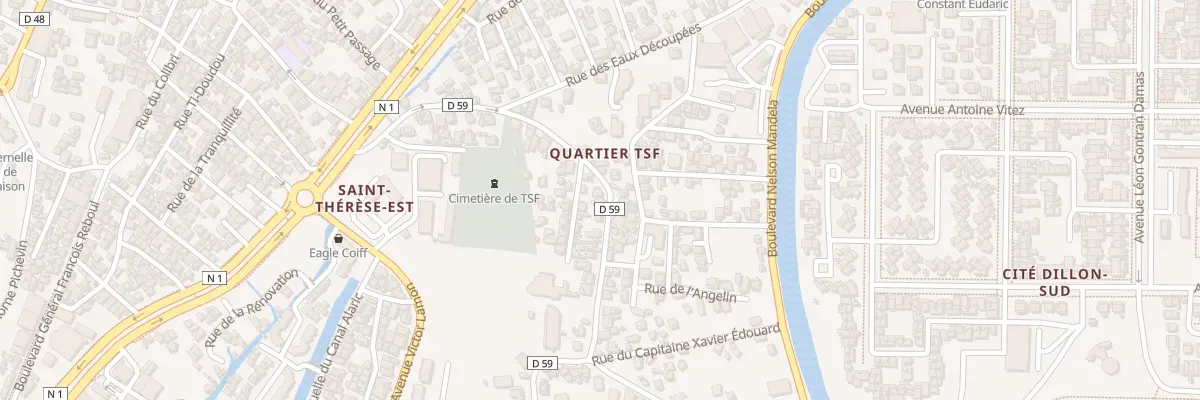 Plan du 54 Bd de la Tsf à Fort-de-France