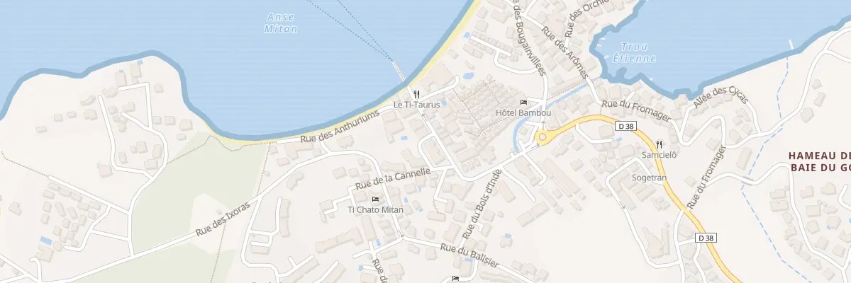 Plan du 2 Rue de la Cannelle aux Trois-Îlets