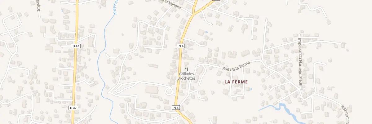 Plan du 268 Rte de Redoute à Fort-de-France