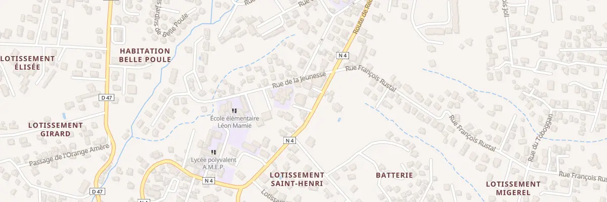 Plan du 211 Rte de Redoute à Fort-de-France