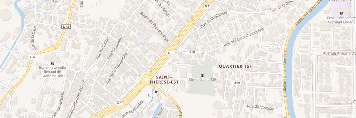Plan du 16 Bd de la Tsf à Fort-de-France