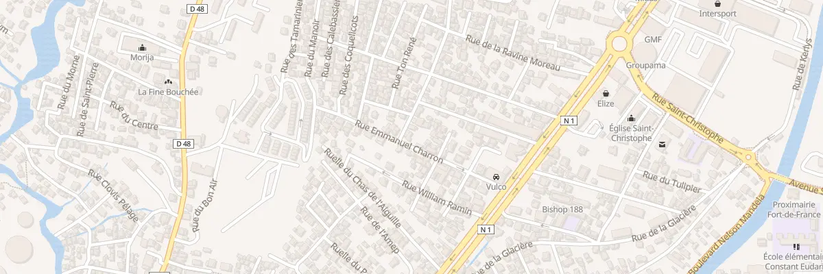 Plan du 5403F Rue Reneville Voie No 7 à Fort-de-France