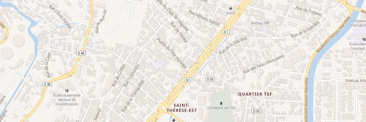 Plan du 1 Rue Patte d’Oie à Fort-de-France