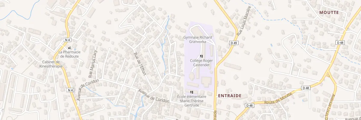 Plan du 30 Rue du Désenclavement à Fort-de-France
