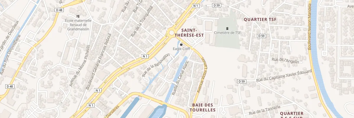 Plan du 23 Rue de la Rénovation à Fort-de-France