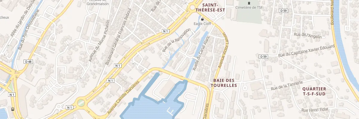 Plan du 14 Rue de la Rénovation à Fort-de-France